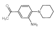 1-(3-氨基-4-哌啶苯基)-1-乙酮结构式