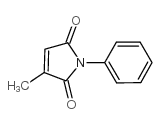 2-甲基-N-苯基马来酰亚胺结构式