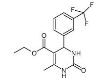 ethyl 6-methyl-2-oxo-4-(3-(trifluoromethyl) phenyl)-1,2,3,4-tetrahydropyrimidine-5-carboxylate Structure
