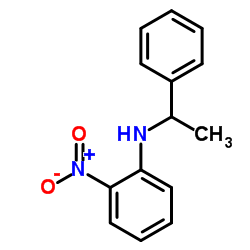2-Nitro-N-(1-phenylethyl)aniline Structure