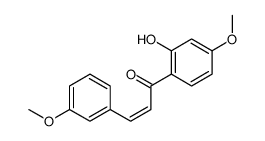 1-(2-hydroxy-4-methoxyphenyl)-3-(3-methoxyphenyl)prop-2-en-1-one Structure