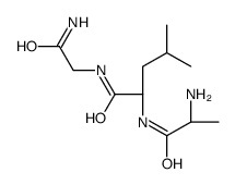 (2S)-N-(2-amino-2-oxoethyl)-2-[[(2S)-2-aminopropanoyl]amino]-4-methylpentanamide结构式