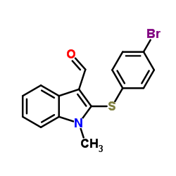2-[(4-Bromophenyl)sulfanyl]-1-methyl-1H-indole-3-carbaldehyde picture