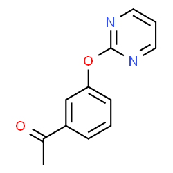 1-[3-(2-PYRIMIDINYLOXY)PHENYL]-1-ETHANONE structure