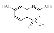 1l4-1,2,4-Benzothiadiazine, 1,3,6-trimethyl-, 1-oxide (9CI)结构式
