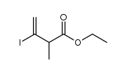 Ethyl 2-methyl-3-iodo-3-butenoate结构式