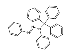 1,3-Diphenyl-3-triphenylmethyl-triazen Structure