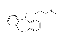 N,N-dimethyl-3-(11-methyl-6,11-dihydro-5H-dibenzo[1,3-e:1',2'-f][7]annulen-1-yl)propan-1-amine结构式