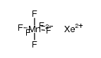 xenon(II)fluoromanganate(IV)结构式