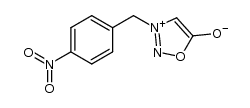 3-(4-nitro-benzyl)-sydnone Structure