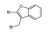 2-bromo-3-(bromomethyl)-1-benzofuran Structure