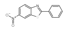 6-NITRO-2-PHENYLBENZOTHIAZOLE结构式
