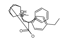 [8-[(4-ethylphenyl)methyl]-8-methyl-8-azoniabicyclo[3.2.1]octan-3-yl] 3-hydroxy-2-phenylpropanoate,bromide Structure