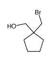 (1-bromomethyl-cyclopentyl)-methanol Structure