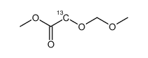 [2-(13)C]-methoxymethoxyacetic acid methyl ester Structure