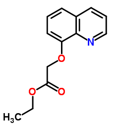 Ethyl (8-quinolinyloxy)acetate Structure