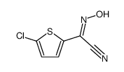 5-chloro-α-(hydroxyimino)thiophen-2-acetonitrile结构式