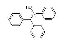 N-Phenyl-N-benzhydrylhydroxylamine Structure