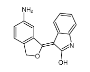 3-(6-amino-3H-2-benzofuran-1-ylidene)-1H-indol-2-one Structure