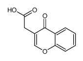 2-(4-oxochromen-3-yl)acetic acid Structure