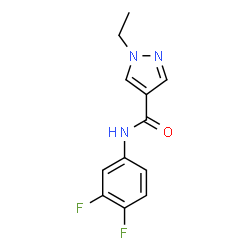 1H-Pyrazole-4-carboxamide,N-(3,4-difluorophenyl)-1-ethyl-(9CI)结构式