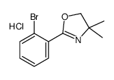 2-(2-bromophenyl)-4,4-dimethyl-5H-1,3-oxazole,hydrochloride结构式