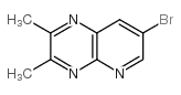 7-bromo-2,3-dimethylpyrido[2,3-b]pyrazine structure