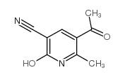 5-乙酰基-6-甲基-2-氧代-1,2-二羟基吡啶-3-甲腈结构式