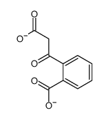 2-(2-carboxylatoacetyl)benzoate structure