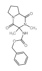 benzyl N-(3,4-dimethyl-2,5-dioxo-1,4-diazabicyclo[4.3.0]non-3-yl)carbamate structure