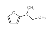 2-Furanamine,N-ethyl-N-methyl- Structure