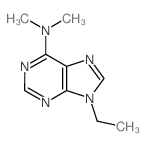 9H-Purin-6-amine, 9-ethyl-N,N-dimethyl- picture