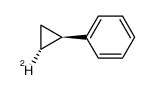 trans-1-deutero-2-phenylcyclopropane Structure