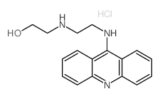 2-[2-(acridin-9-ylamino)ethylamino]ethanol结构式