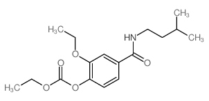 [2-ethoxy-4-(3-methylbutylcarbamoyl)phenyl] ethyl carbonate picture