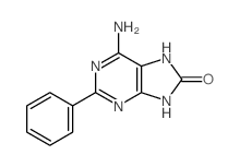 8H-Purin-8-one,6-amino-7,9-dihydro-2-phenyl-结构式