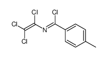 4-methyl-N-trichlorovinyl-benzimidoyl chloride Structure