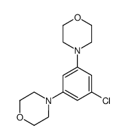 4,4'-(5-chloro-m-phenylene)-bis-morpholine结构式