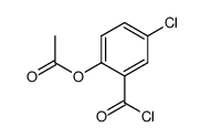 2-acetoxy-5-chlorobenzoyl chloride结构式
