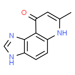 1H-Imidazo[4,5-f]quinolin-9-ol,7-methyl-(9CI) structure