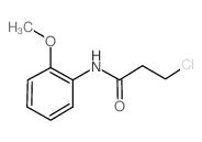 3-Chloro-N-(2-methoxyphenyl)propanamide结构式