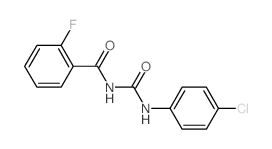 N-(((4-Chlorophenyl)amino)carbonyl)benzamide structure