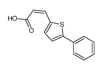 (E)-3-(5-PHENYLTHIOPHEN-2-YL)ACRYLIC ACID结构式