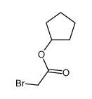 cyclopentyl 2-bromoacetate结构式