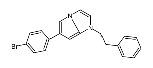 6-(4-bromophenyl)-1-(2-phenylethyl)pyrrolo[1,2-a]imidazole Structure