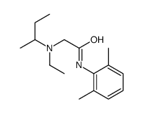 2-[butan-2-yl(ethyl)amino]-N-(2,6-dimethylphenyl)acetamide结构式