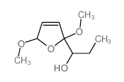 1-(2,5-dimethoxy-5H-furan-2-yl)propan-1-ol结构式