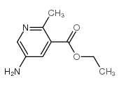 Ethyl 5-amino-2-methylnicotinate Structure