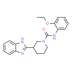 1-Piperidinecarboxamide,3-(1H-benzimidazol-2-yl)-N-(2-ethoxyphenyl)-(9CI)结构式
