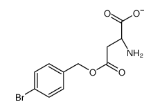 (2S)-2-amino-4-[(4-bromophenyl)methoxy]-4-oxobutanoate Structure